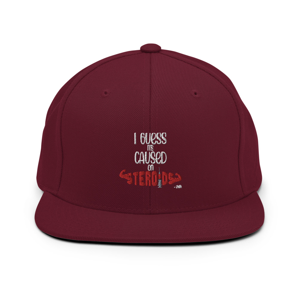 I guess its caused on steroids. -Sven Snapback Hat - Image 7