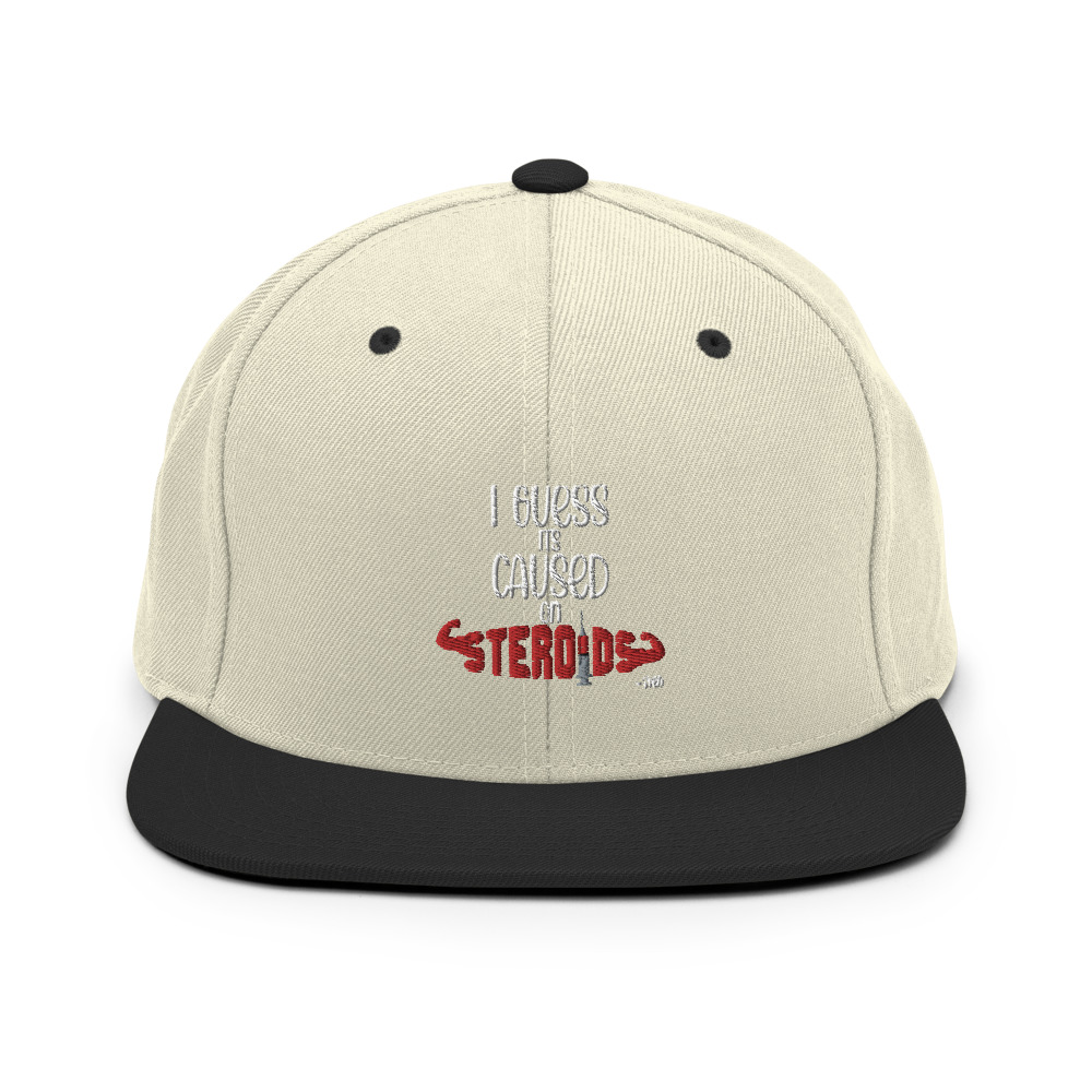 I guess its caused on steroids. -Sven Snapback Hat - Image 20