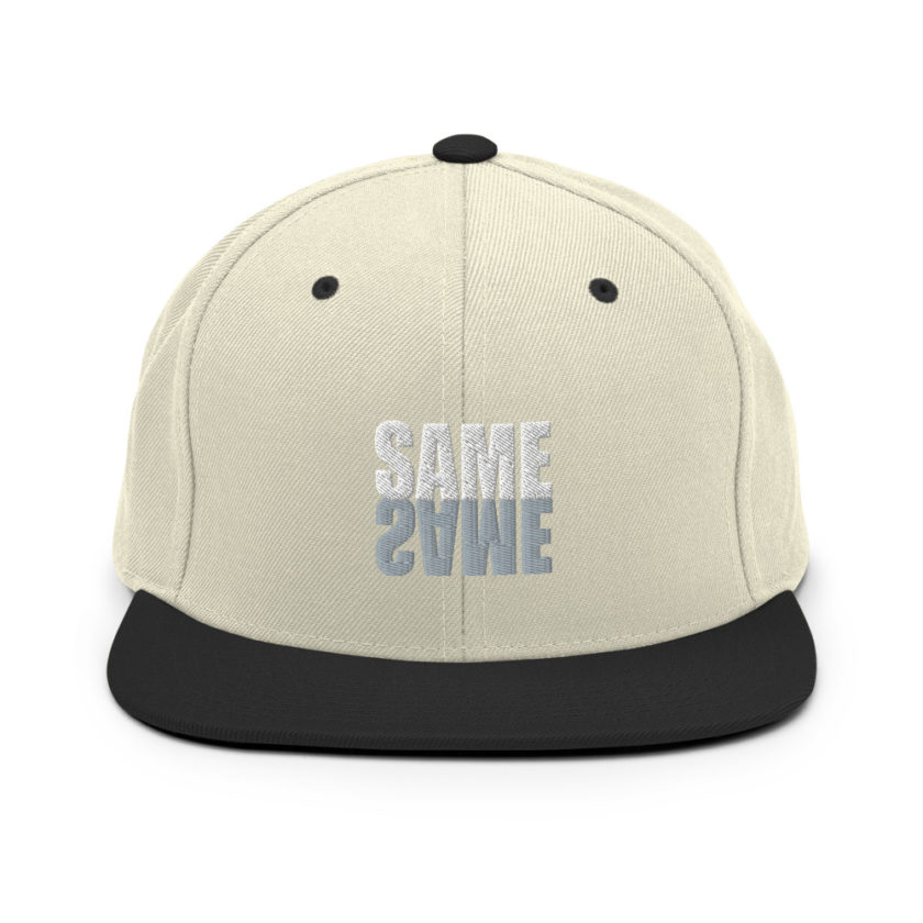 "Same same..." unknown Snapback Hat - Image 20