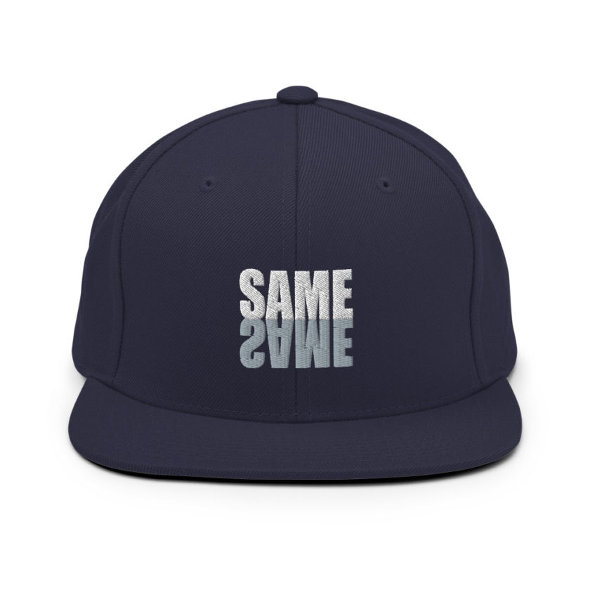 "Same same..." unknown Snapback Hat - Image 10