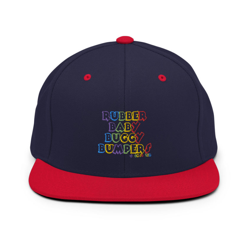 Rubber baby buggy bumpers Snapback Hat - Image 11