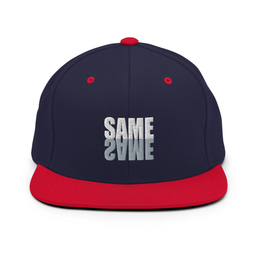 "Same same..." unknown Snapback Hat - Image 11