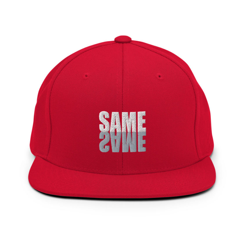 "Same same..." unknown Snapback Hat - Image 13