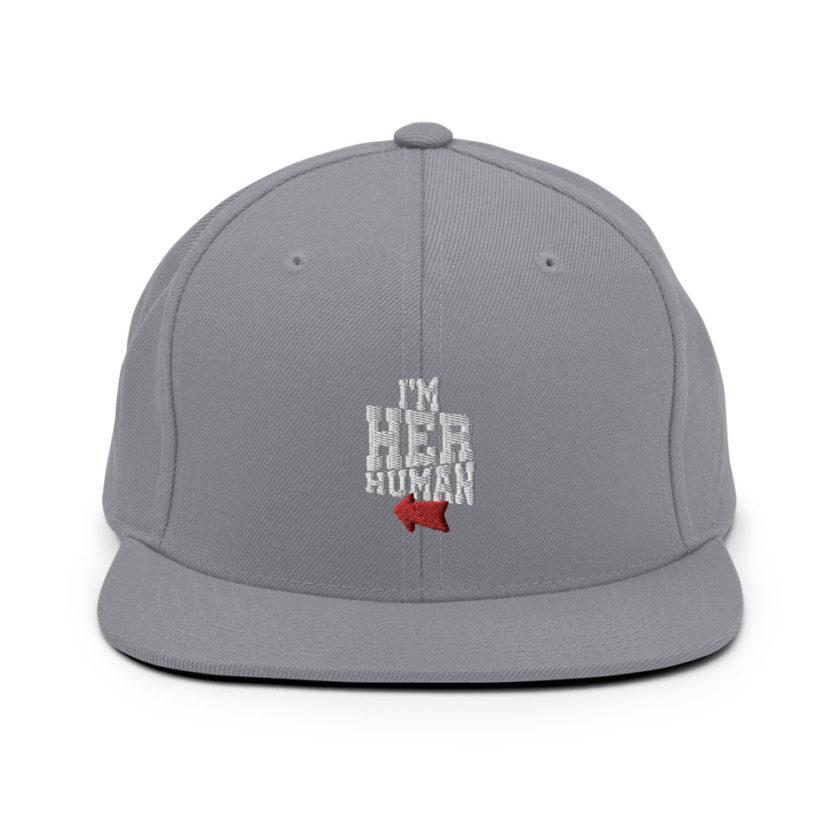 I'm her human  Snapback Hat - Image 15