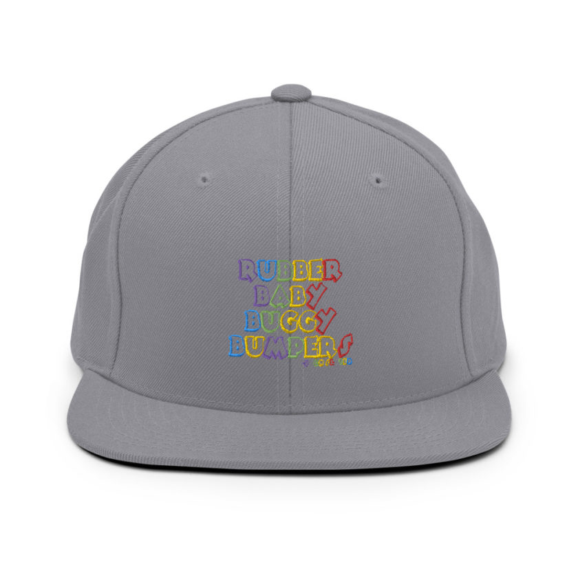 Rubber baby buggy bumpers Snapback Hat - Image 15
