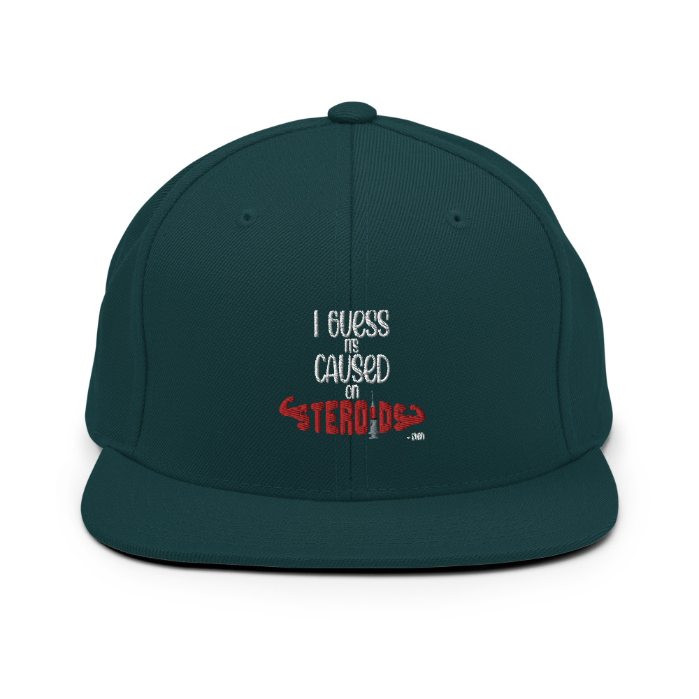 I guess its caused on steroids. -Sven Snapback Hat - Image 11