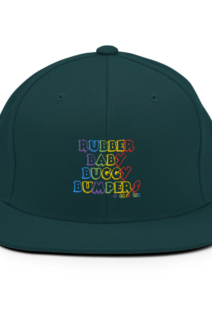 Rubber baby buggy bumpers Snapback Hat