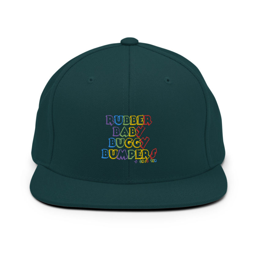 Rubber baby buggy bumpers Snapback Hat