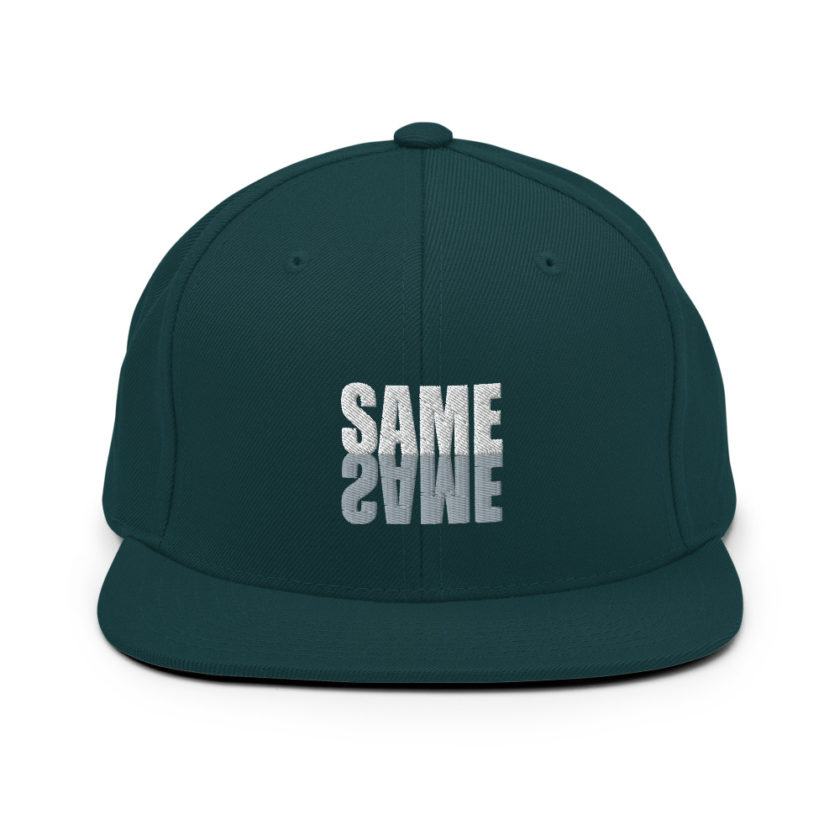 "Same same..." unknown Snapback Hat - Image 12