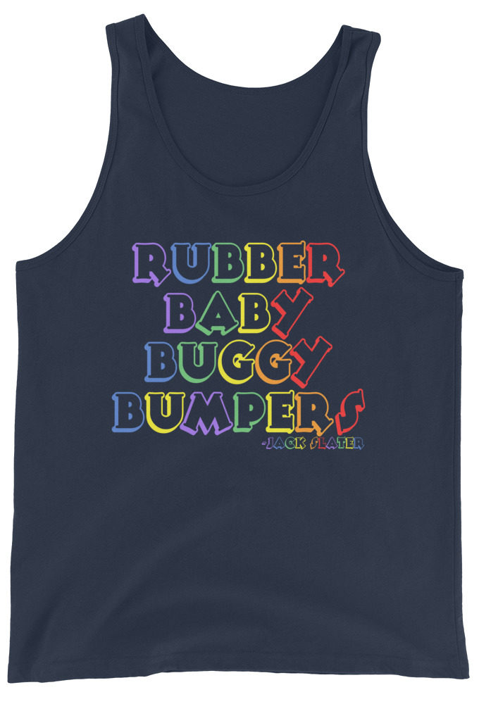 Rubber baby buggy bumpers Unisex Tank Top
