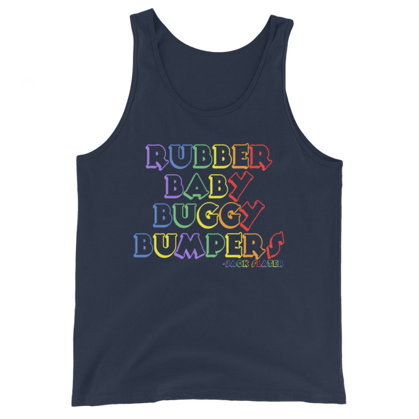 Rubber baby buggy bumpers Unisex Tank Top