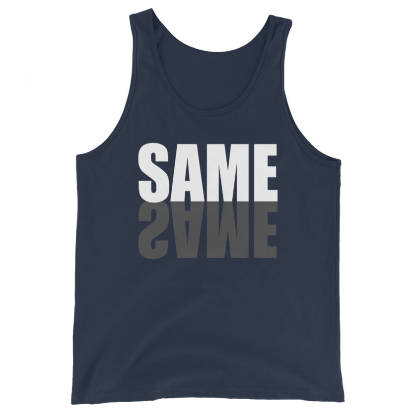 "Same same..." unknown Unisex Tank Top - Image 3