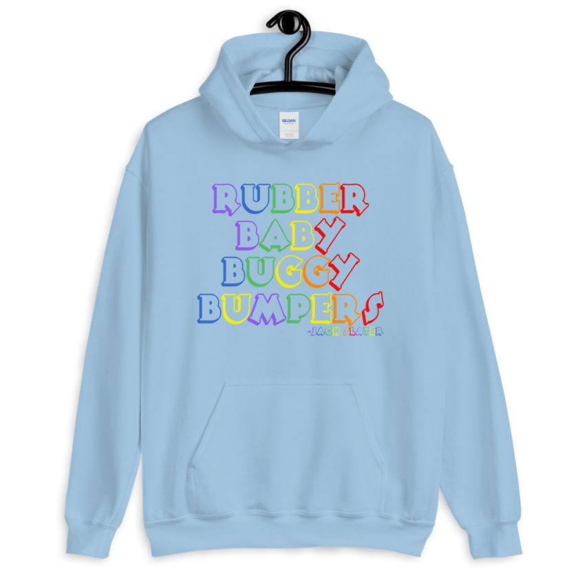 Rubber baby buggy bumpers Unisex Hoodie - Image 10