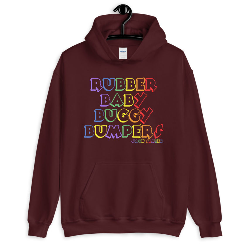 Rubber baby buggy bumpers Unisex Hoodie - Image 3