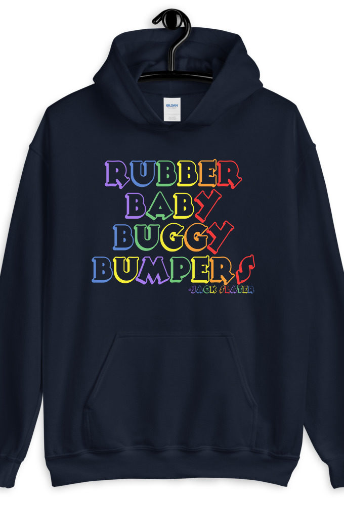 Rubber baby buggy bumpers Unisex Hoodie