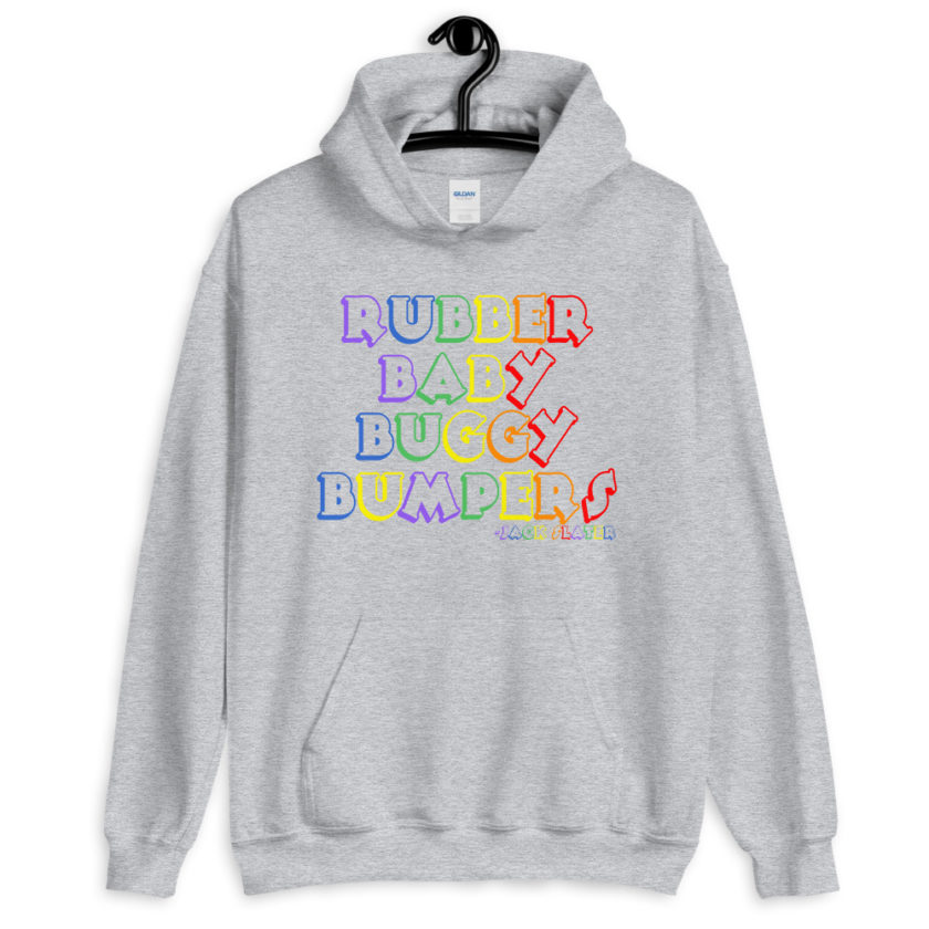 Rubber baby buggy bumpers Unisex Hoodie - Image 9