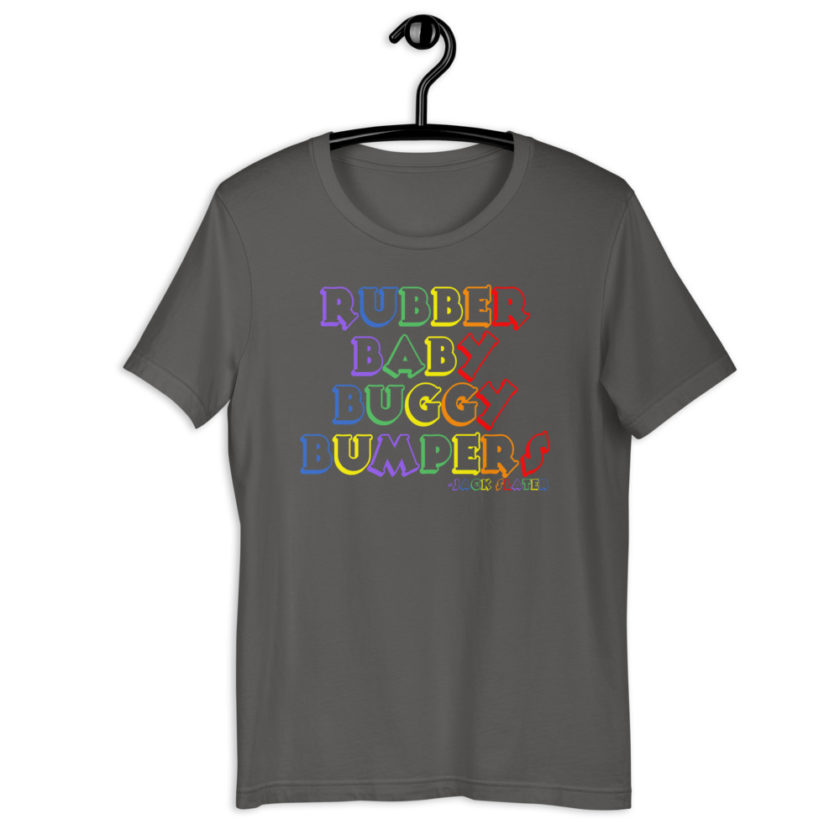 Rubber baby buggy bumpers Short-Sleeve Unisex T-Shirt - Image 7