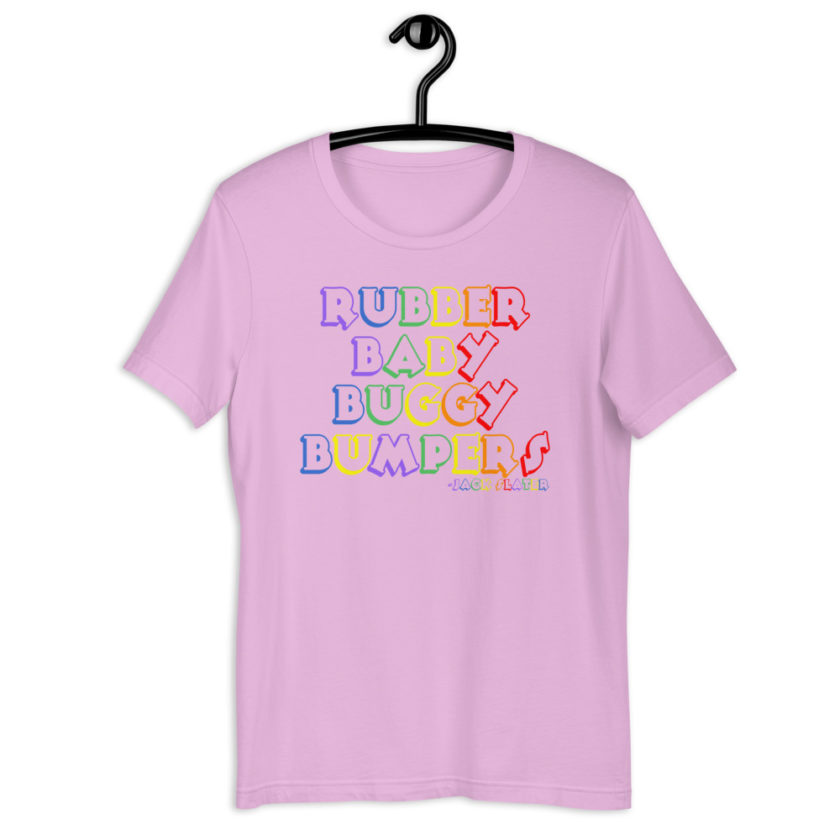 Rubber baby buggy bumpers Short-Sleeve Unisex T-Shirt - Image 8