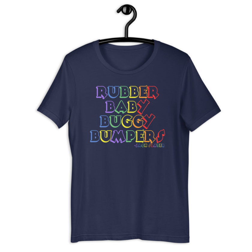 Rubber baby buggy bumpers Short-Sleeve Unisex T-Shirt - Image 4