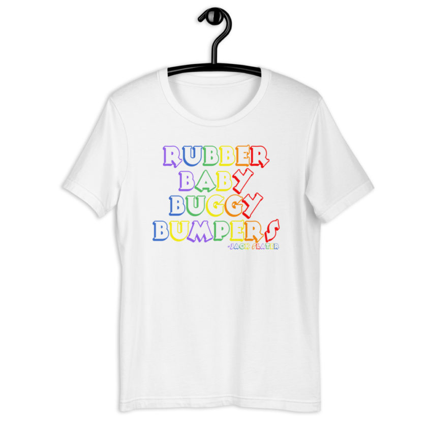 Rubber baby buggy bumpers Short-Sleeve Unisex T-Shirt - Image 9
