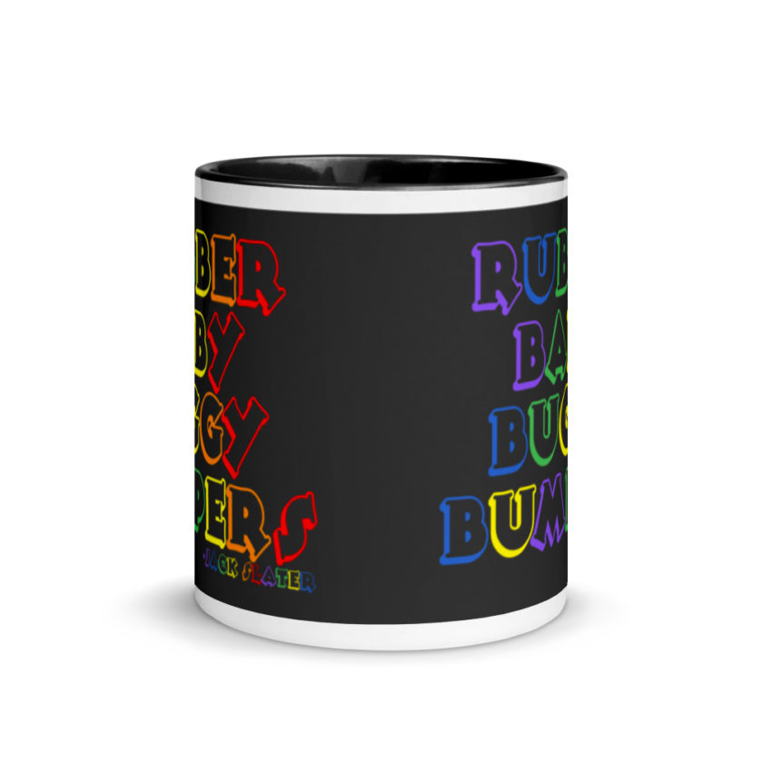 Rubber baby buggy bumpers Mug with Color Inside - Image 3
