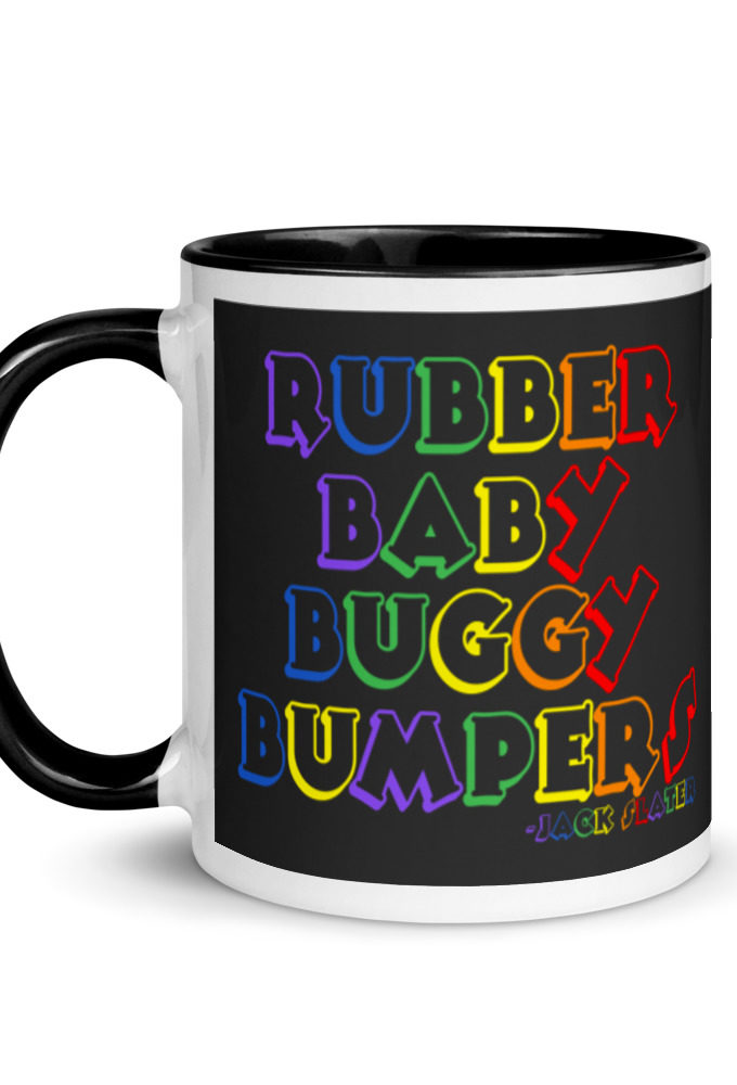 Rubber baby buggy bumpers Mug with Color Inside