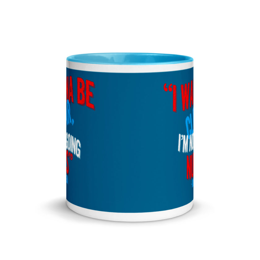 I wanna be clear, I'm not going nuts Mug with Color Inside - Image 12