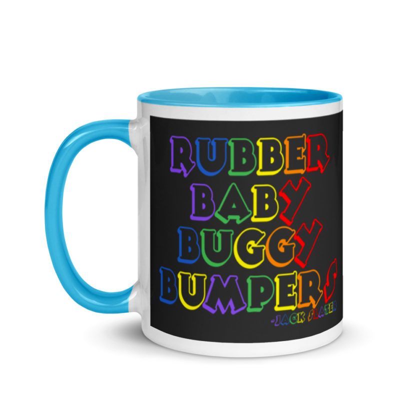 Rubber baby buggy bumpers Mug with Color Inside - Image 12