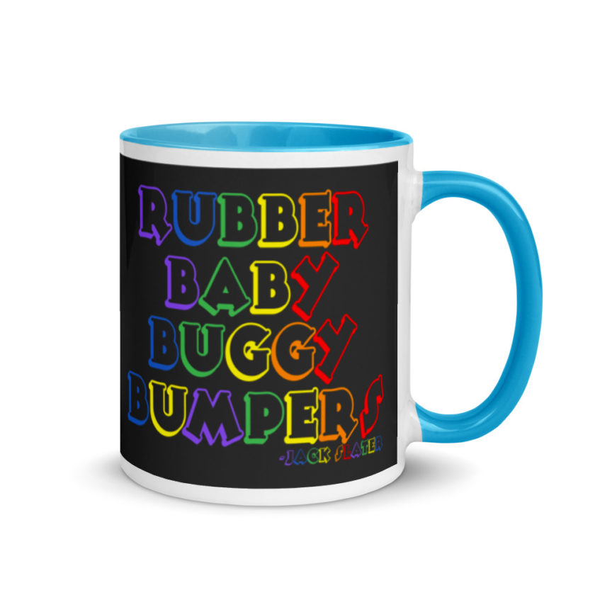 Rubber baby buggy bumpers Mug with Color Inside - Image 10