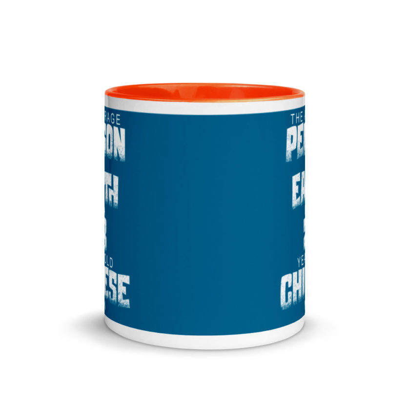 The average person on earth is a 28 year old Chinese man Mug with Color Inside - Image 8