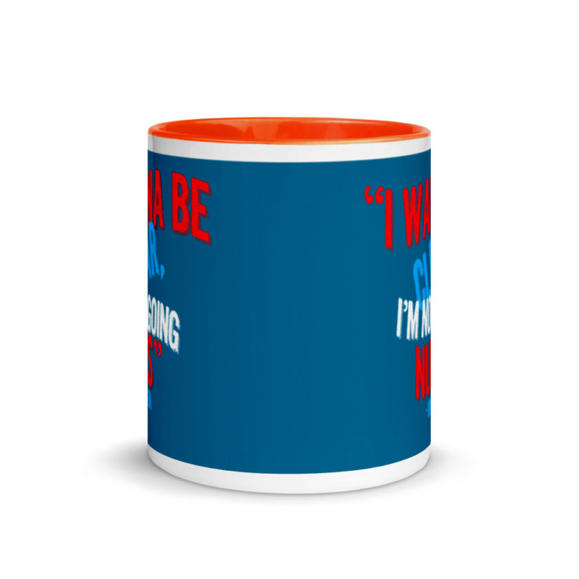 I wanna be clear, I'm not going nuts Mug with Color Inside - Image 9
