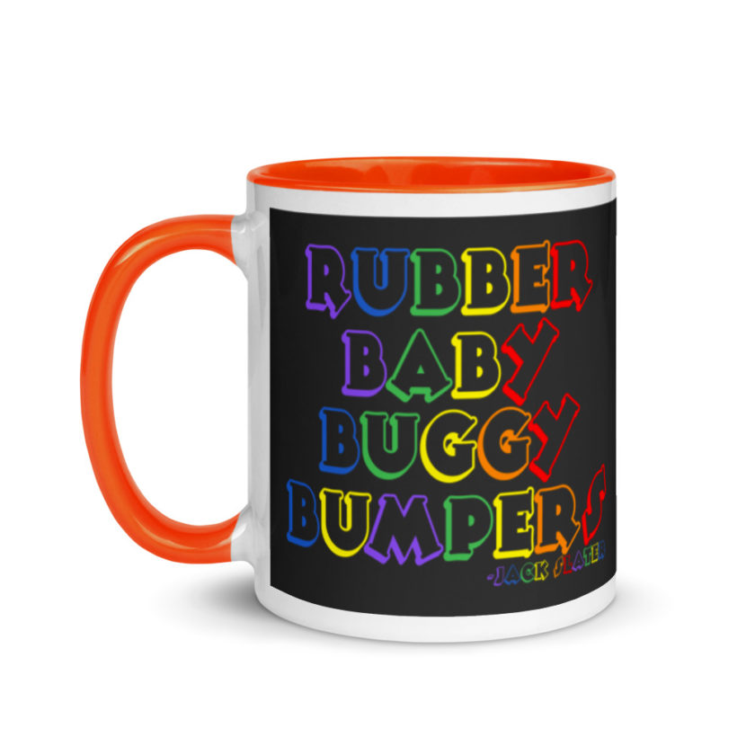 Rubber baby buggy bumpers Mug with Color Inside - Image 9