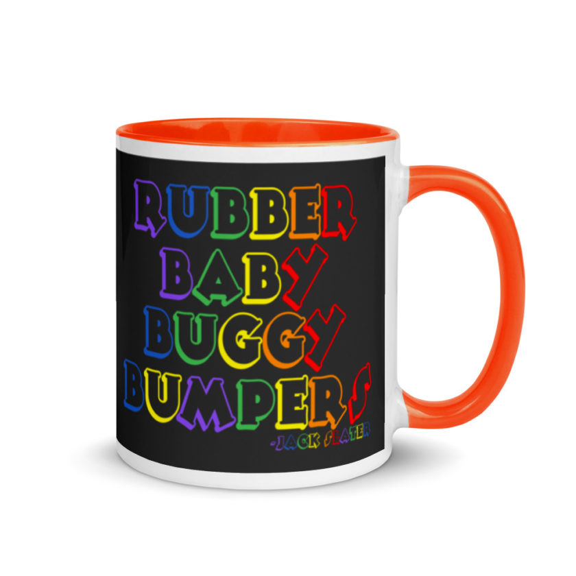Rubber baby buggy bumpers Mug with Color Inside - Image 7