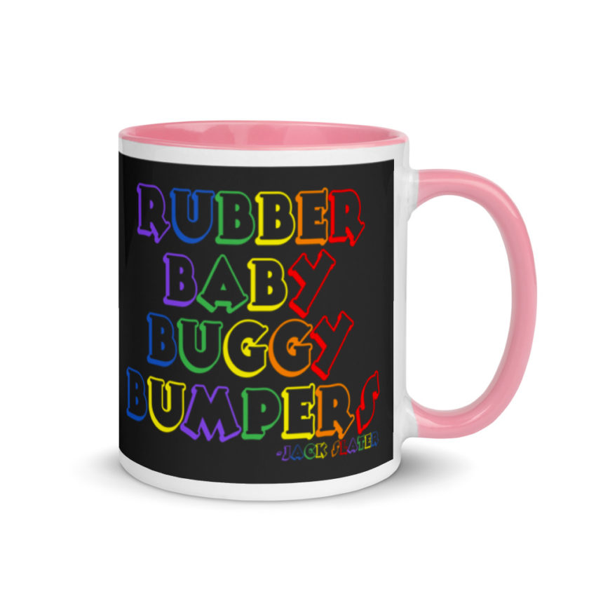 Rubber baby buggy bumpers Mug with Color Inside - Image 13
