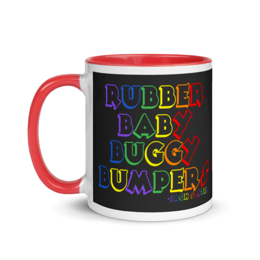Rubber baby buggy bumpers Mug with Color Inside - Image 6