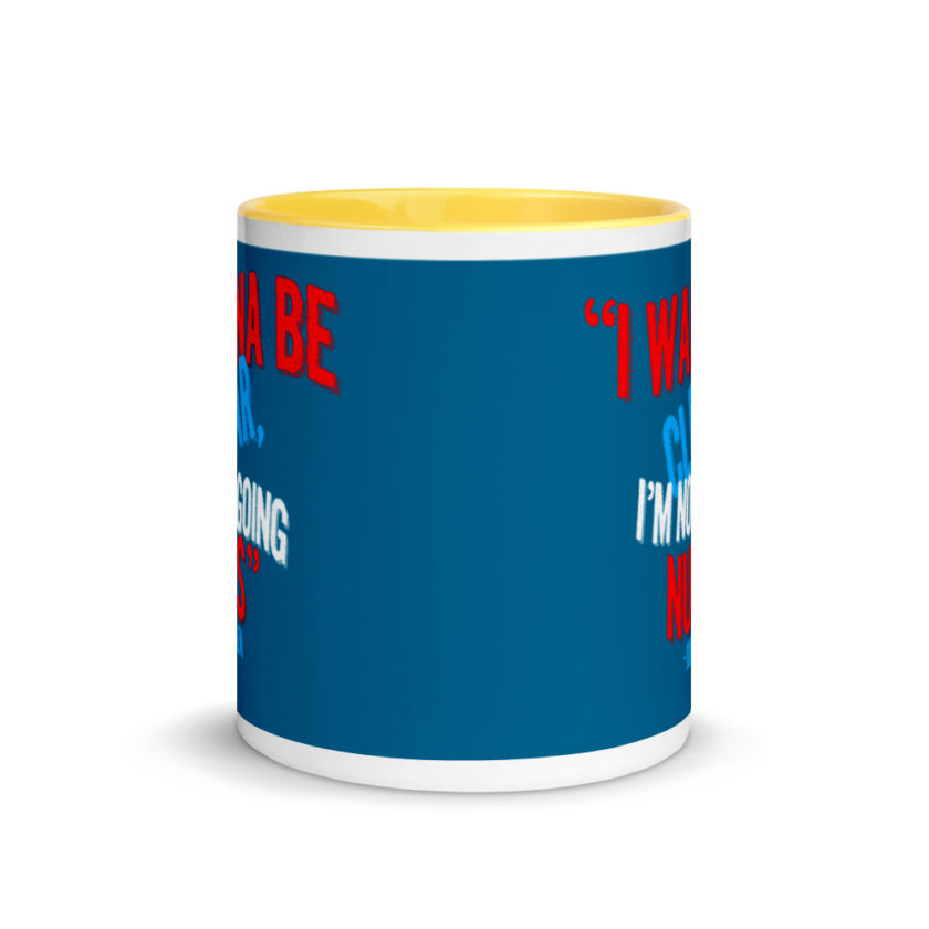 I wanna be clear, I'm not going nuts Mug with Color Inside - Image 17