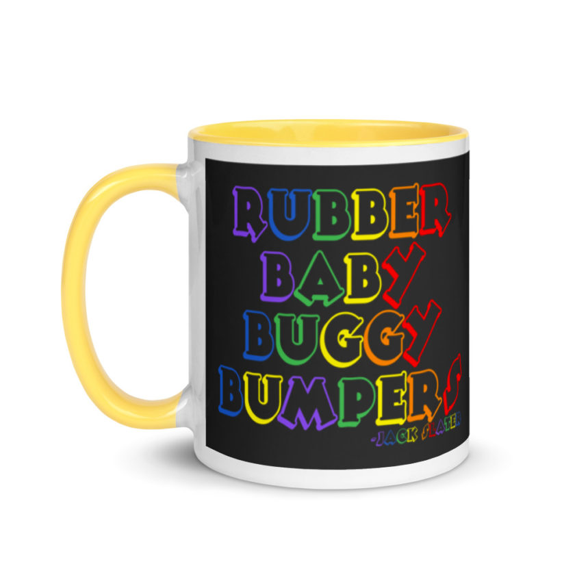 Rubber baby buggy bumpers Mug with Color Inside - Image 18