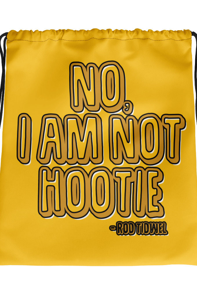 No I am not hootie.  Drawstring bag
