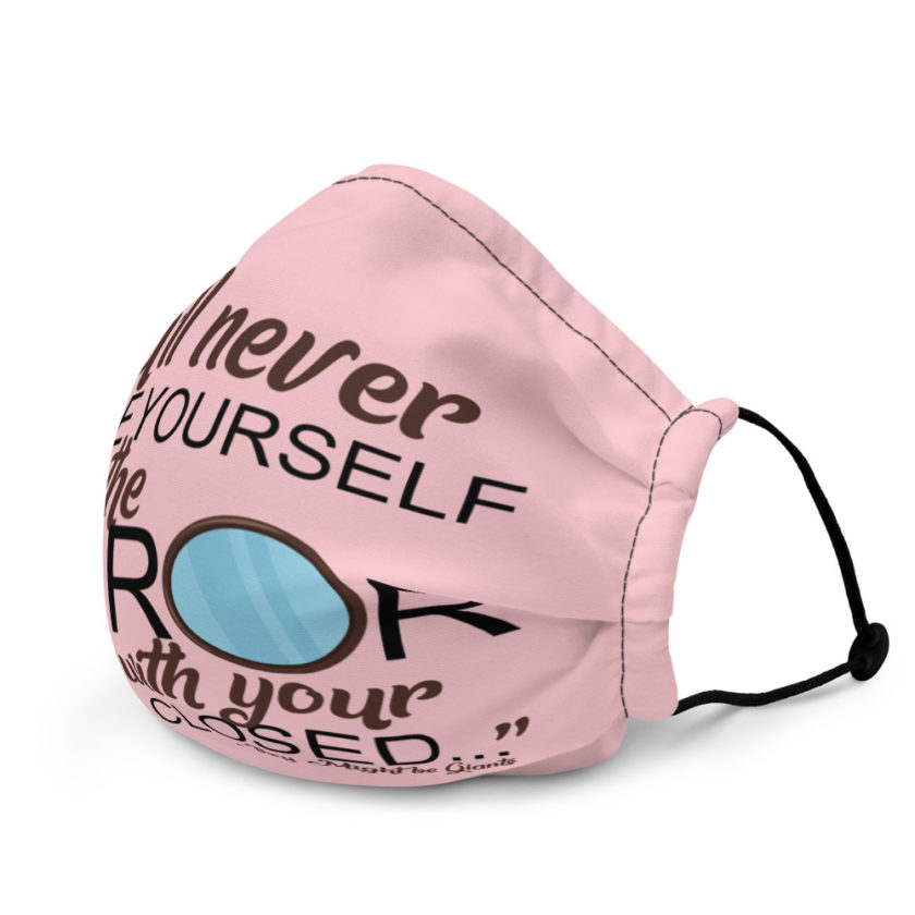 You'll never see yourself in the mirror with your eyes closed - They Might be Giants  Premium face mask - Image 4