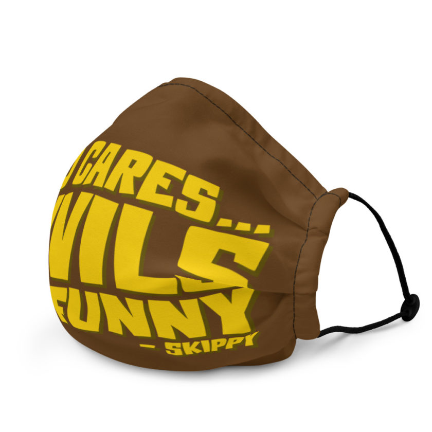 Who cares...anvils are funny...skippy  Premium face mask - Image 4