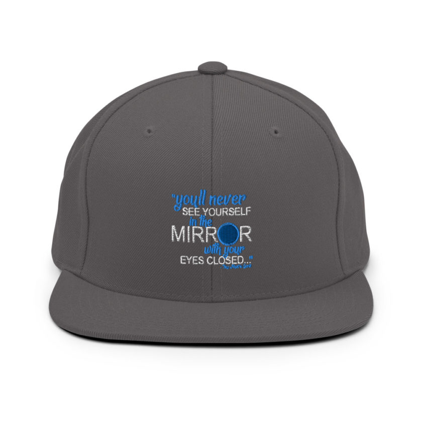 You'll never see yourself in the mirror with your eyes closed - They Might be Giants  Snapback Hat - Image 4