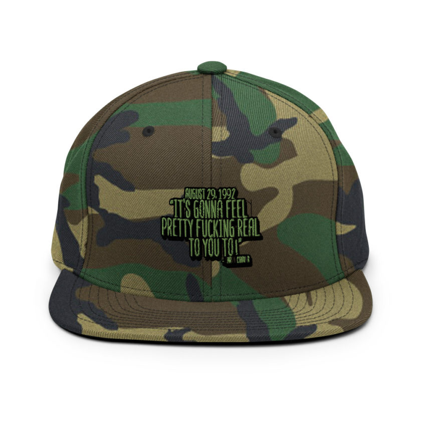 August 29 1992 its gonna feel pretty real to you to Snapback Hat - Image 3