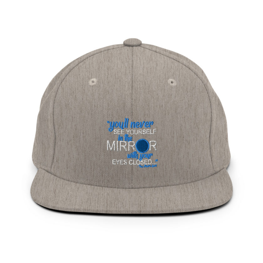 You'll never see yourself in the mirror with your eyes closed - They Might be Giants  Snapback Hat - Image 9