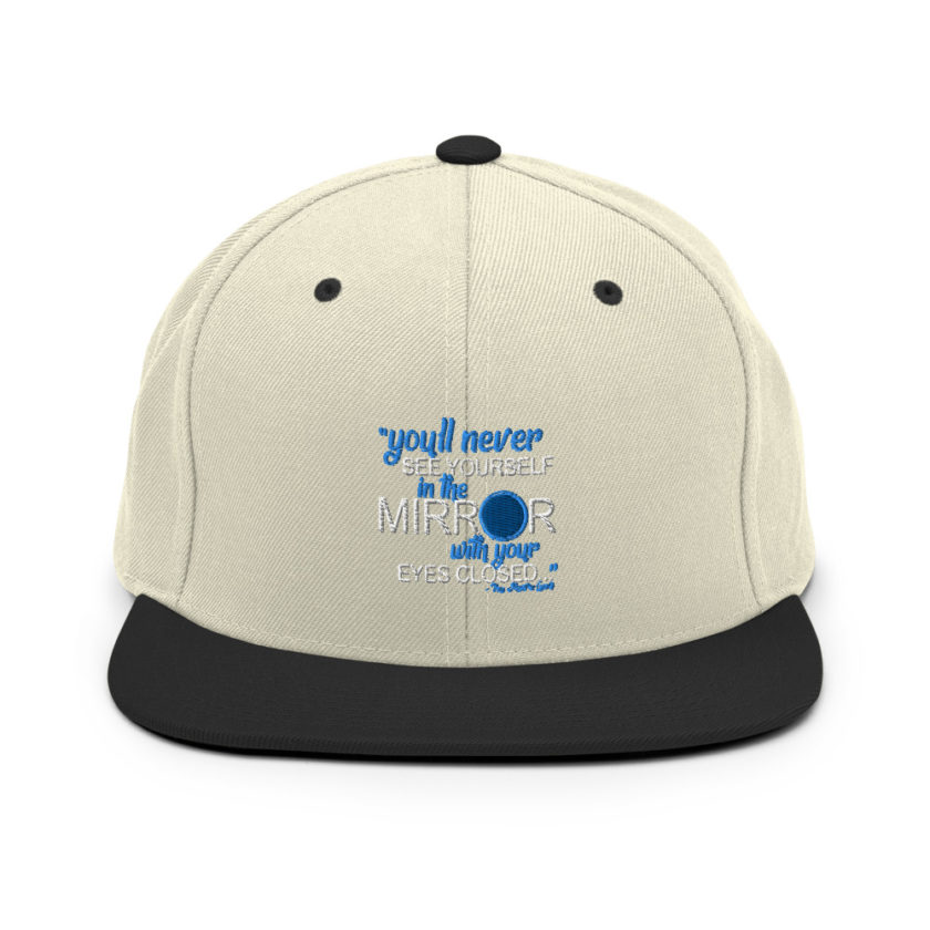 You'll never see yourself in the mirror with your eyes closed - They Might be Giants  Snapback Hat - Image 10