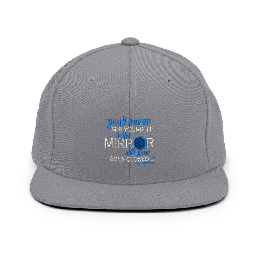 You'll never see yourself in the mirror with your eyes closed - They Might be Giants  Snapback Hat - Image 5