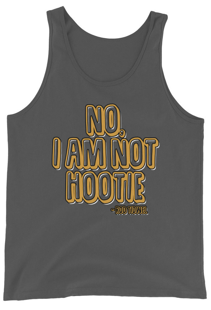 No I am not hootie.  Unisex Tank Top