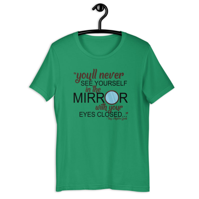 You'll never see yourself in the mirror with your eyes closed - They Might be Giants  Short-Sleeve Unisex T-Shirt - Image 2
