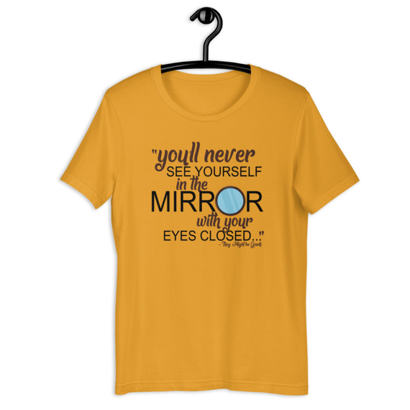 You'll never see yourself in the mirror with your eyes closed - They Might be Giants  Short-Sleeve Unisex T-Shirt - Image 4