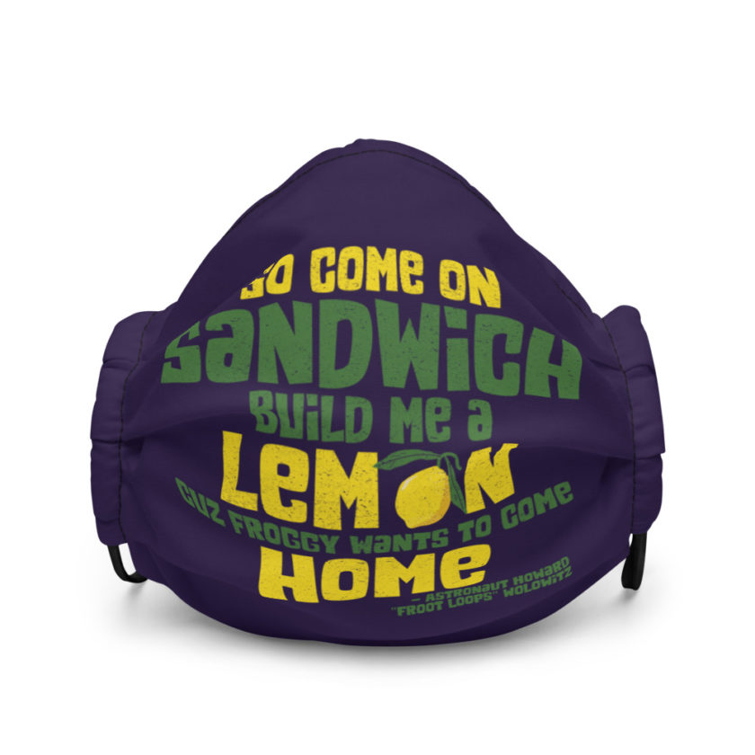 So come on sandwich build me a lemon cuz froggy wants to come home Premium face mask - Image 2