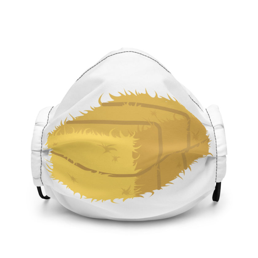 Hay! Bale of hay Premium face mask - Image 2